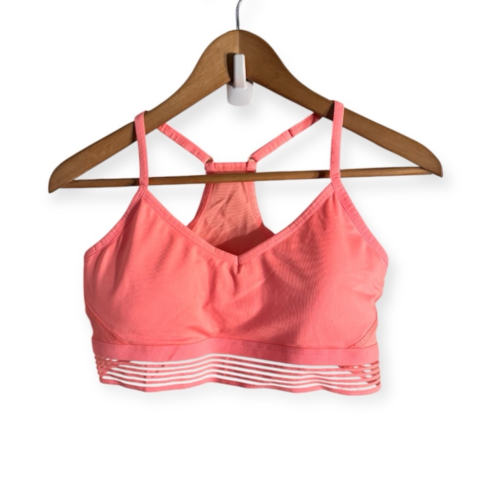 [Forever 21] Coral Strappy Sports Bra
